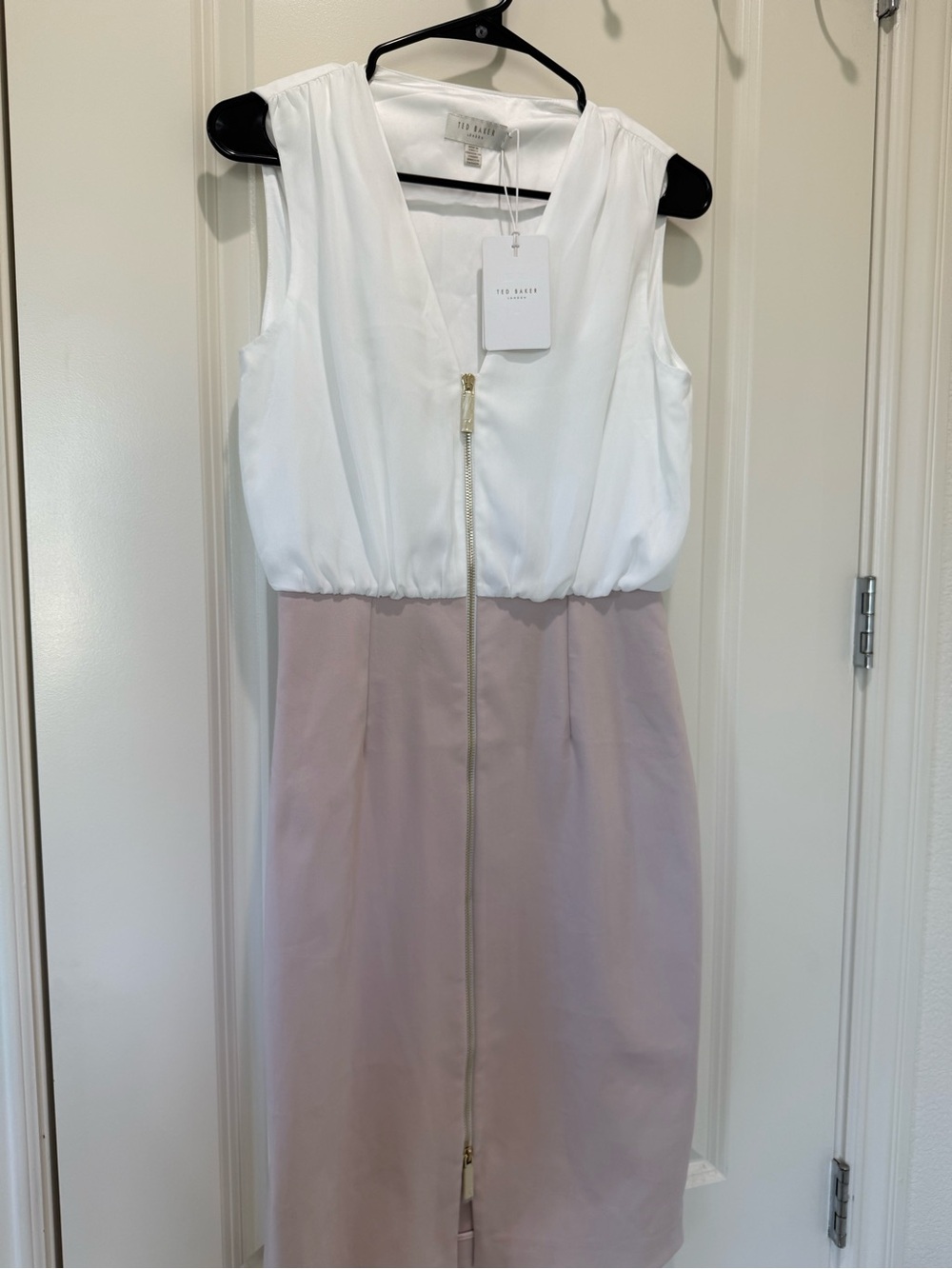Ted Baker Bodycon Pencil Dress With Exposed Zip